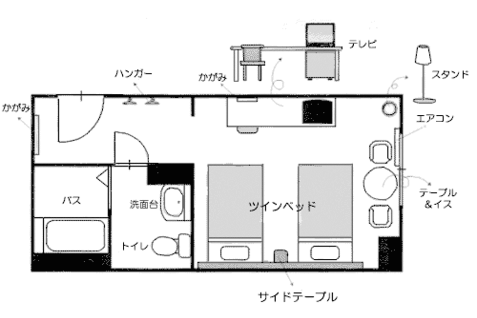 ツインルーム