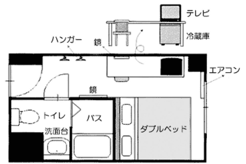 セミダブルルーム